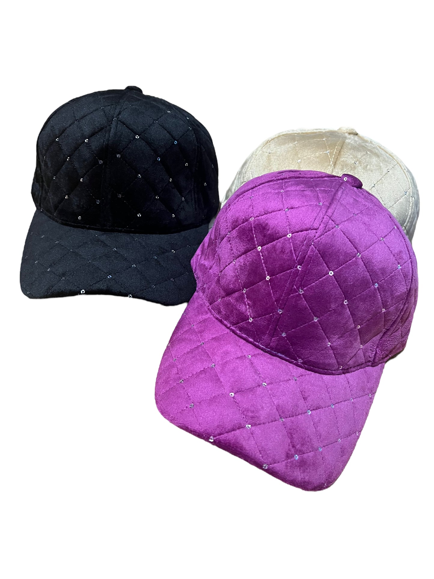Cappellino velluto frontino brillantini - Accessori - Stilosa
