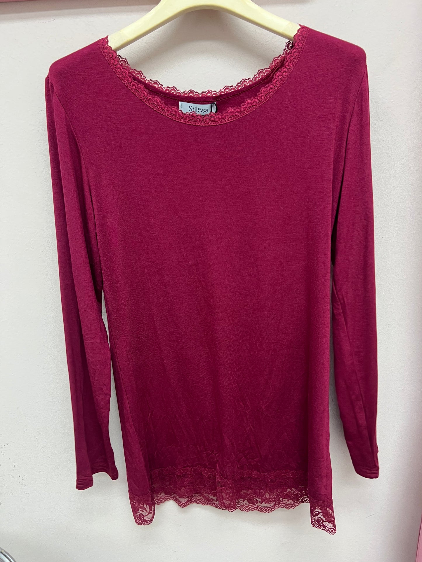 Maglia pizzo felpata L/XL - Maglieria - Stilosa