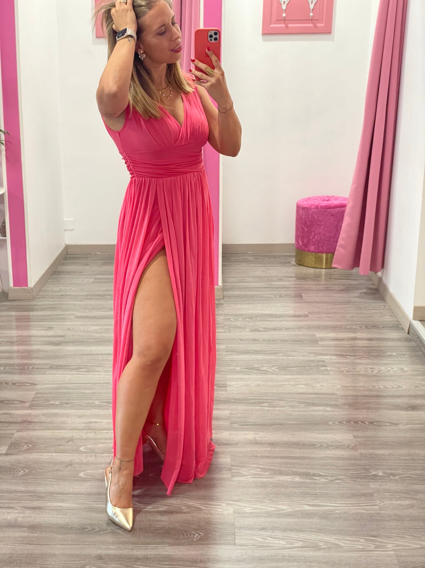 Abito lungo tulle + stola - abbigliamento - Artigli