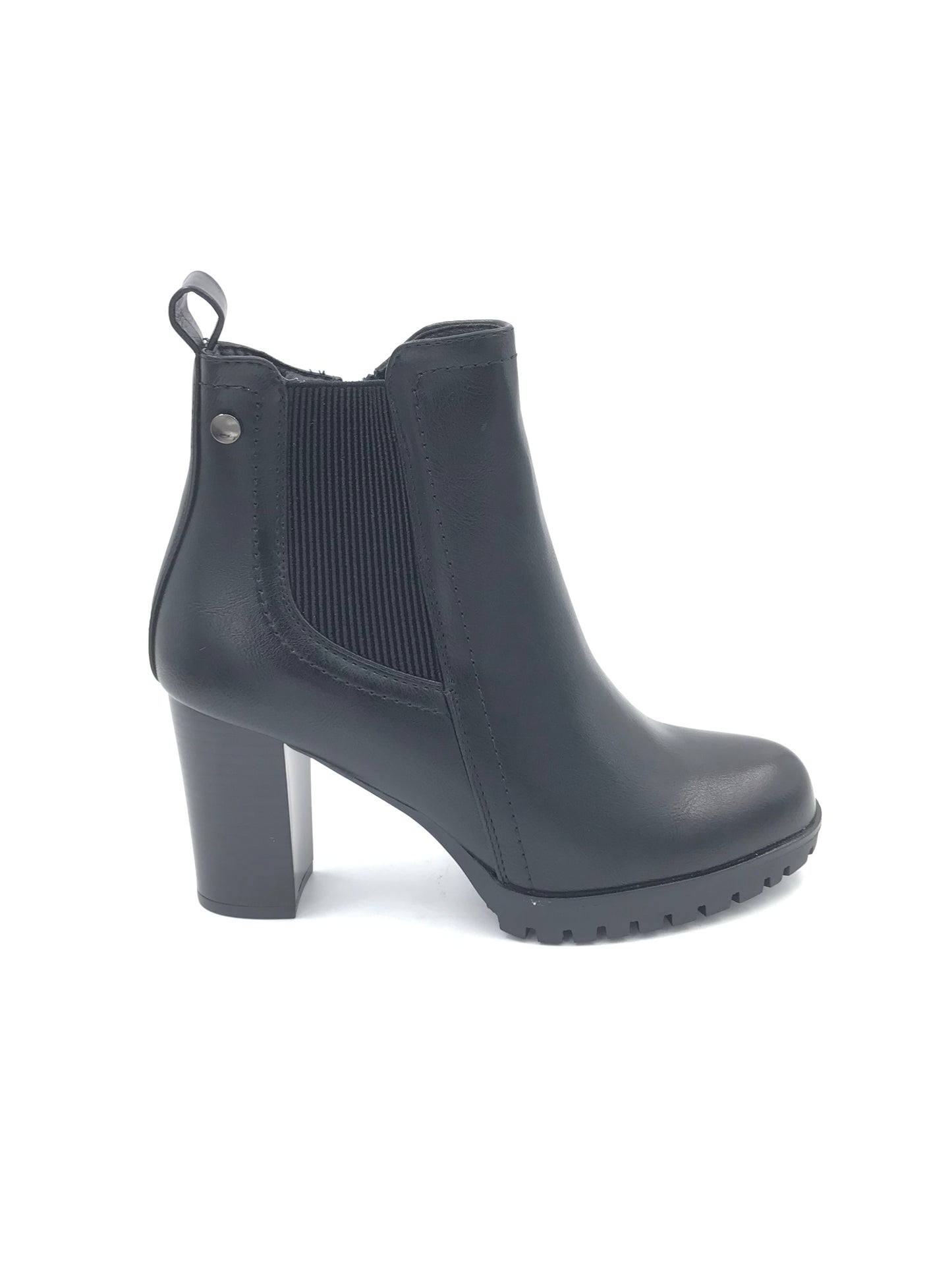 Tronchetto tacco grosso rigato - Scarpe - Stilosa