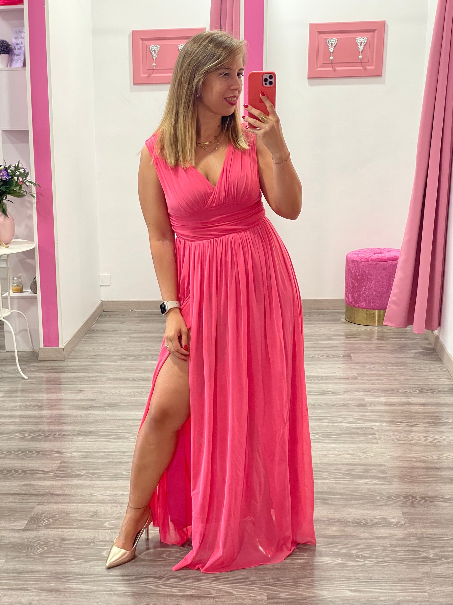 Abito lungo tulle + stola - abbigliamento - Artigli