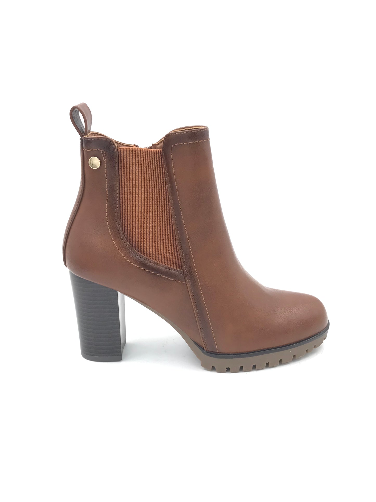Tronchetto tacco grosso rigato - Scarpe - Stilosa