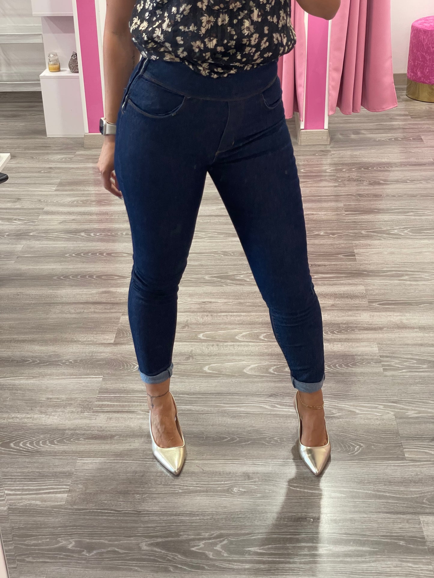 Leggings jeans zip laterale - abbigliamento - Artigli