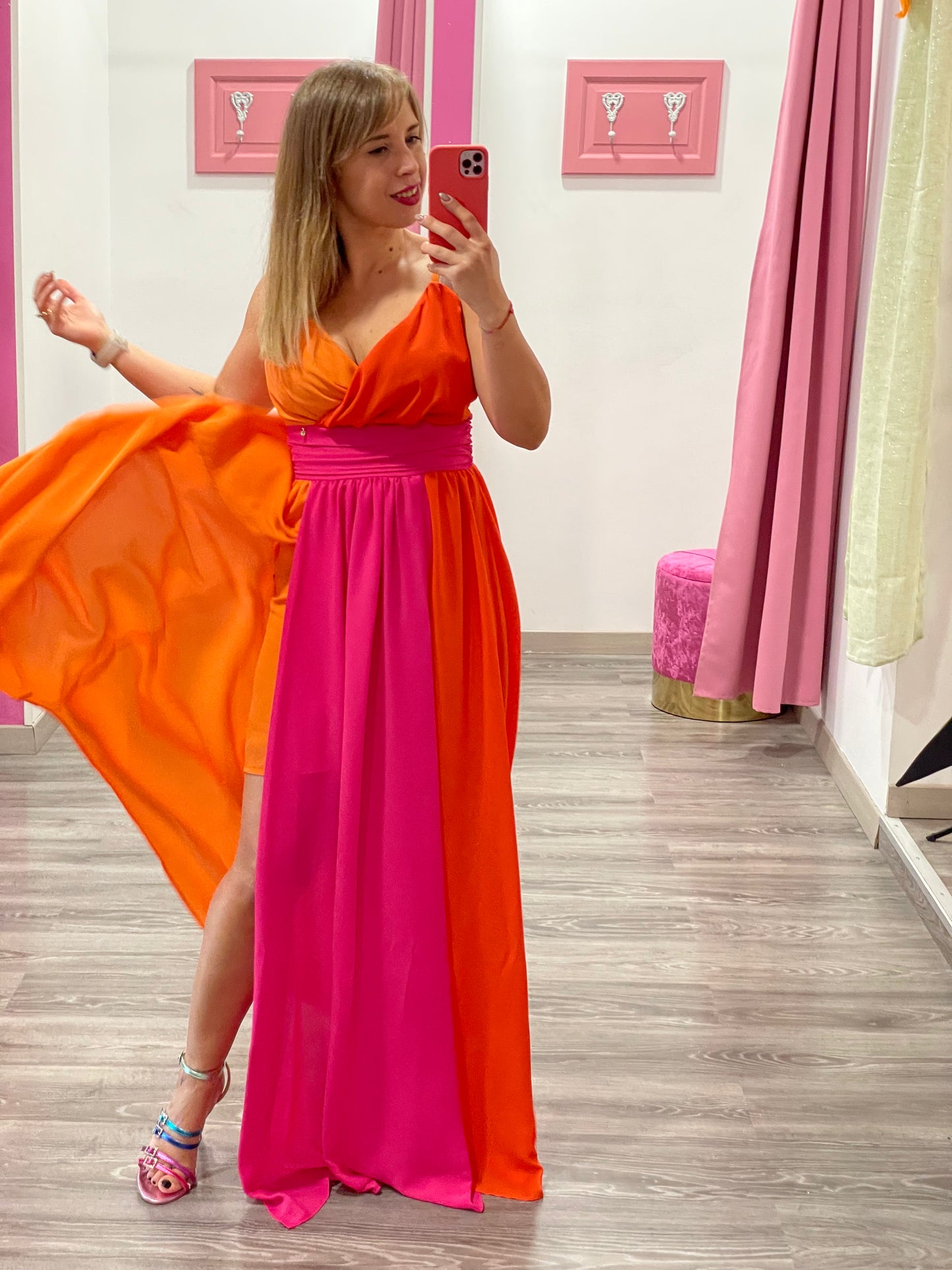 Abito lungo multicolor - abbigliamento - Artigli