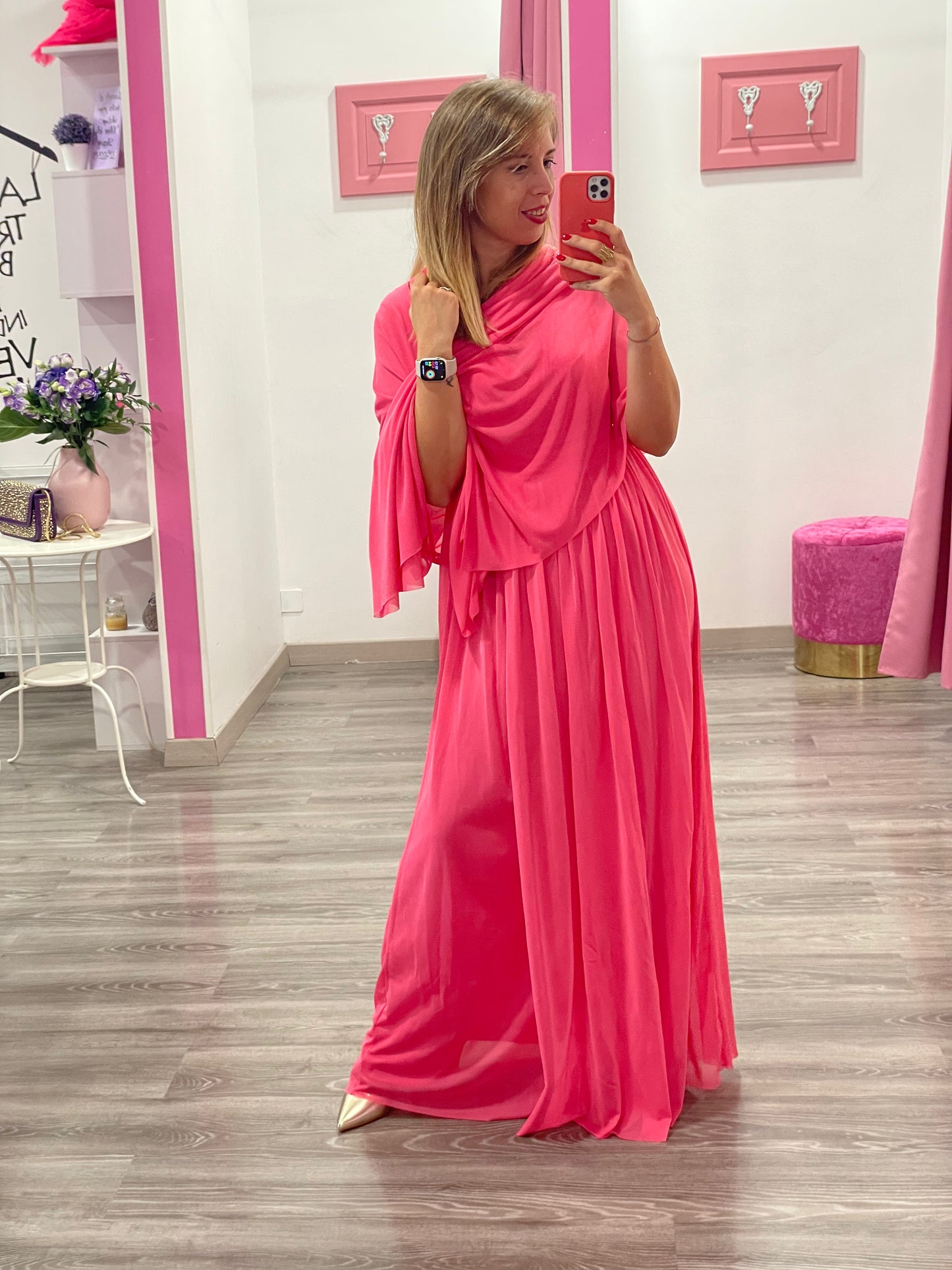 Abito lungo tulle + stola - abbigliamento - Artigli