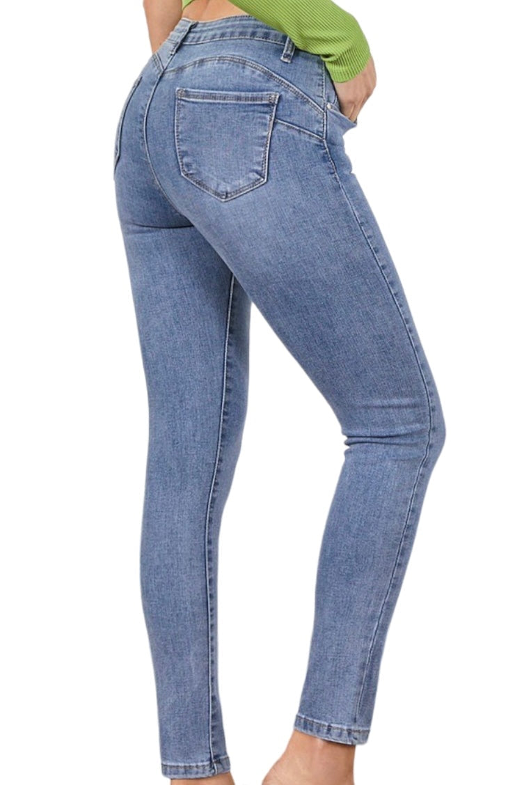 JEANS CHIARO PUSH UP - - Stilosa