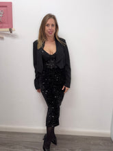 Carica l&#39;immagine nel visualizzatore di Gallery, Longuette di paillettes - abbigliamento - Stilosa
