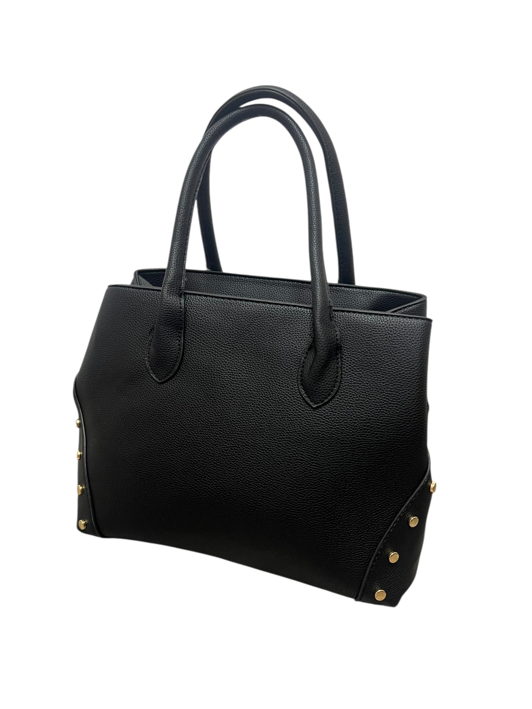 Borsa nera con borchie ai lati - Borsa - Stilosa