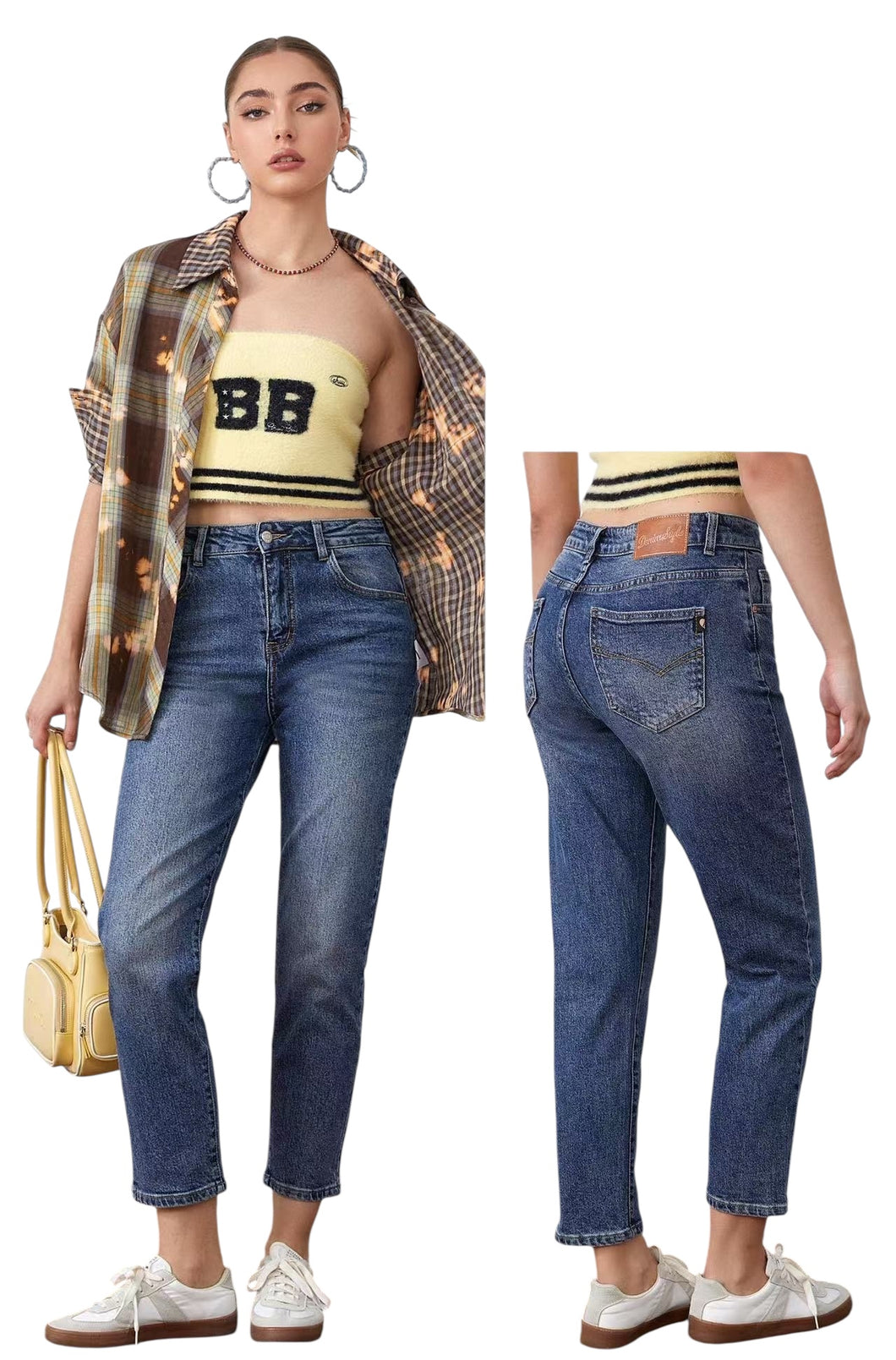 Jeans MOM fit basic 775 - JEANS - Stilosa