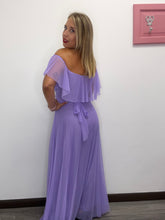 Carica l&#39;immagine nel visualizzatore di Gallery, Abito lungo tulle collo elastico - abbigliamento - Stilosa
