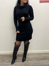 Carica l&#39;immagine nel visualizzatore di Gallery, Abito maglia con collo - abbigliamento - Stilosa
