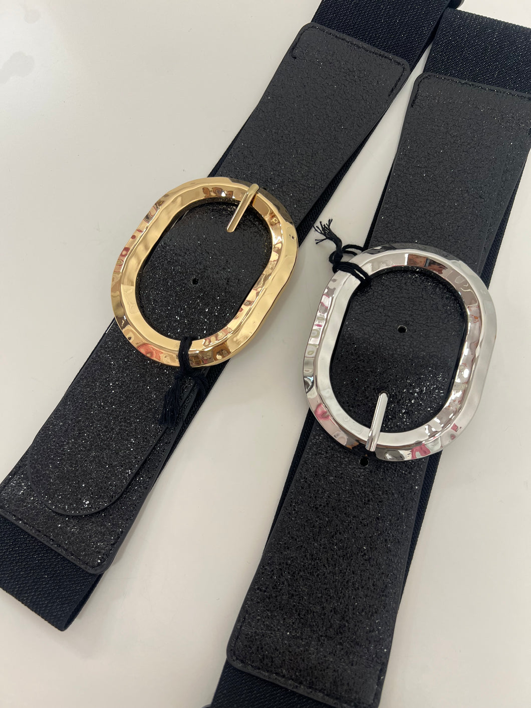 Cintura lurex fibbia ovale - abbigliamento - Stilosa