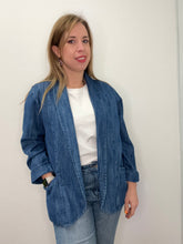Carica l&#39;immagine nel visualizzatore di Gallery, Giacca in jeans collo - abbigliamento - Stilosa
