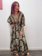 Carica l'immagine nel visualizzatore di Gallery, Abito kimono lungo fantasia - abbigliamento - Stilosa
