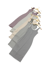 Carica l'immagine nel visualizzatore di Gallery, Abito midi rigato costina - abbigliamento - Stilosa
