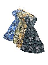 Carica l'immagine nel visualizzatore di Gallery, ABito cotone fantasia midi ruota - abbigliamento - Stilosa
