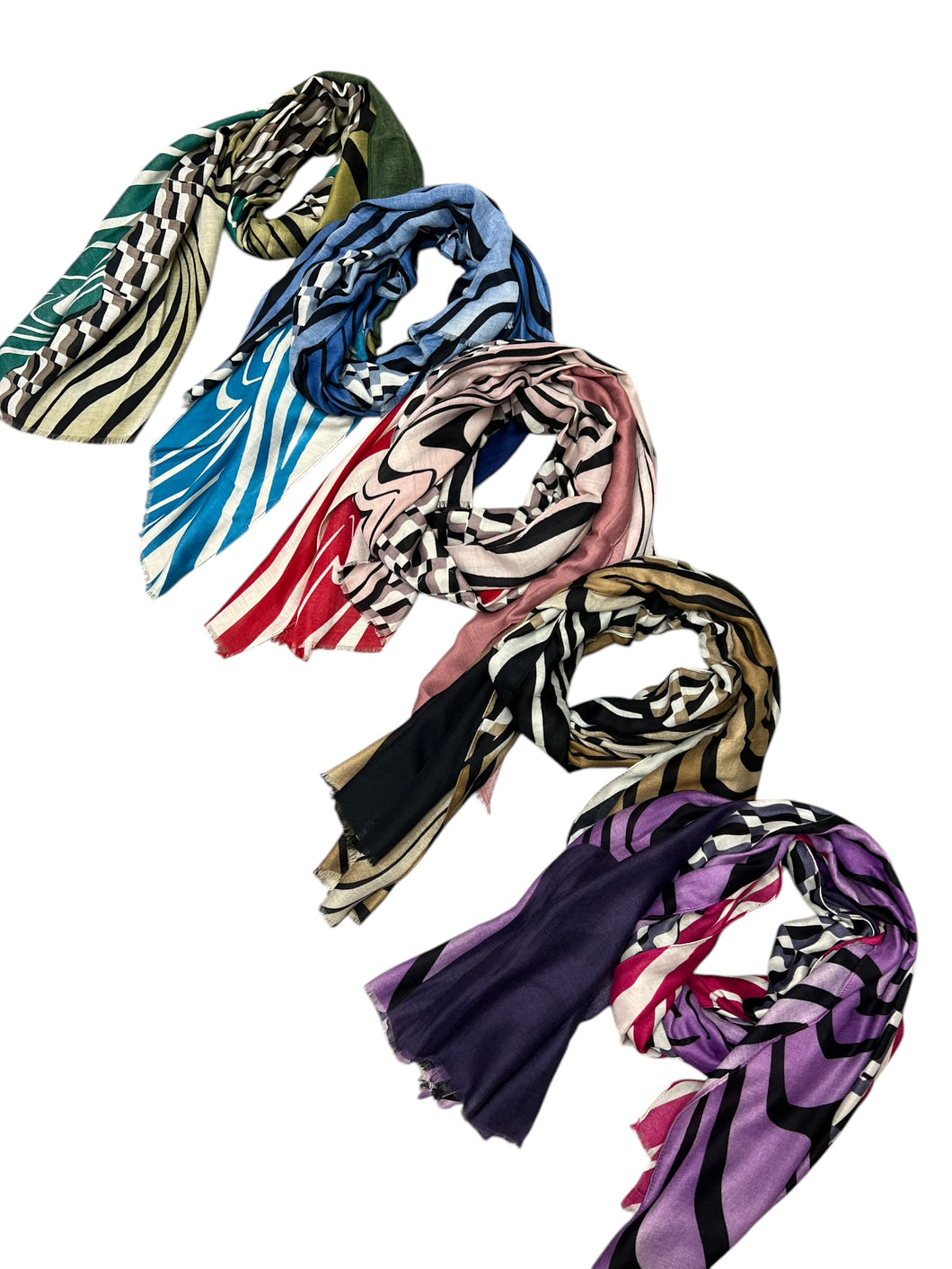 Foulard stampa optical doppia - foulard - Stilosa