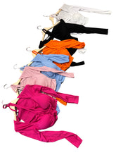 Carica l&#39;immagine nel visualizzatore di Gallery, Top costina lacci intr - abbigliamento - Stilosa
