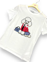 Carica l&#39;immagine nel visualizzatore di Gallery, T-shirt manica corta barboncino - abbigliamento - Artigli
