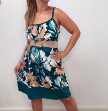 Carica l'immagine nel visualizzatore di Gallery, Abito jersey fantasia con laccetti - abbigliamento - Stilosa
