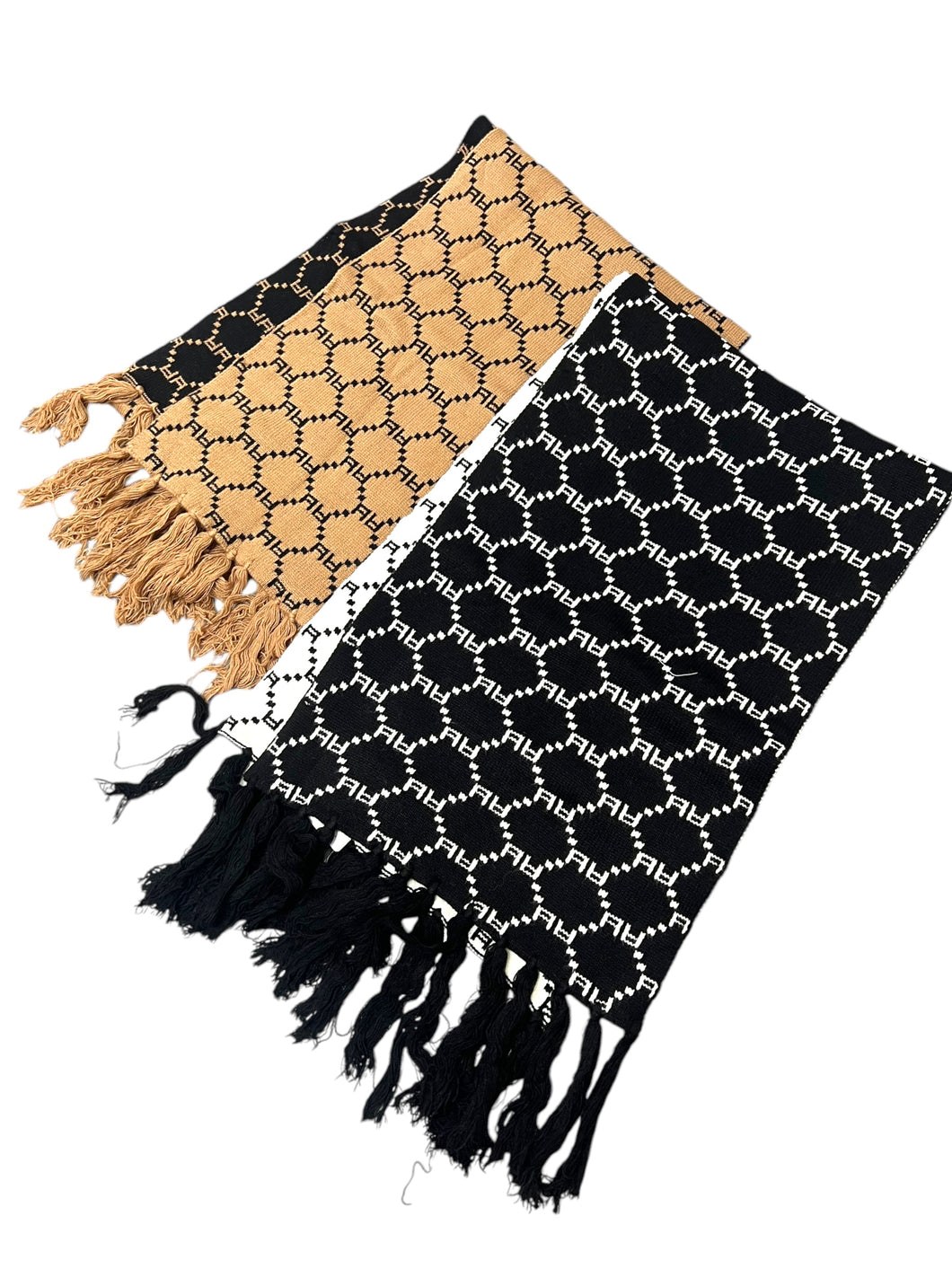 Sciarpa logata bicolore - abbigliamento - Artigli