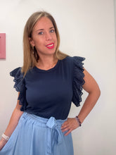 Carica l&#39;immagine nel visualizzatore di Gallery, Camicetta alette cotone - abbigliamento - Stilosa
