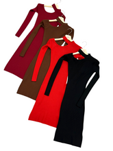 Carica l&#39;immagine nel visualizzatore di Gallery, Abito con collo asimmetrico - abbigliamento - Stilosa
