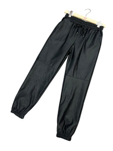 Panta ecopelle con polsino - abbigliamento - Stilosa