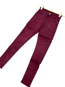 Jeans skinny vino e nero - abbigliamento - Stilosa