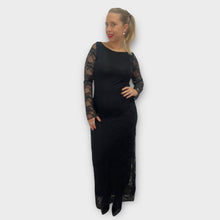 Carica l&#39;immagine nel visualizzatore di Gallery, Abito lungo pizzo scollo uovo - abbigliamento - Stilosa

