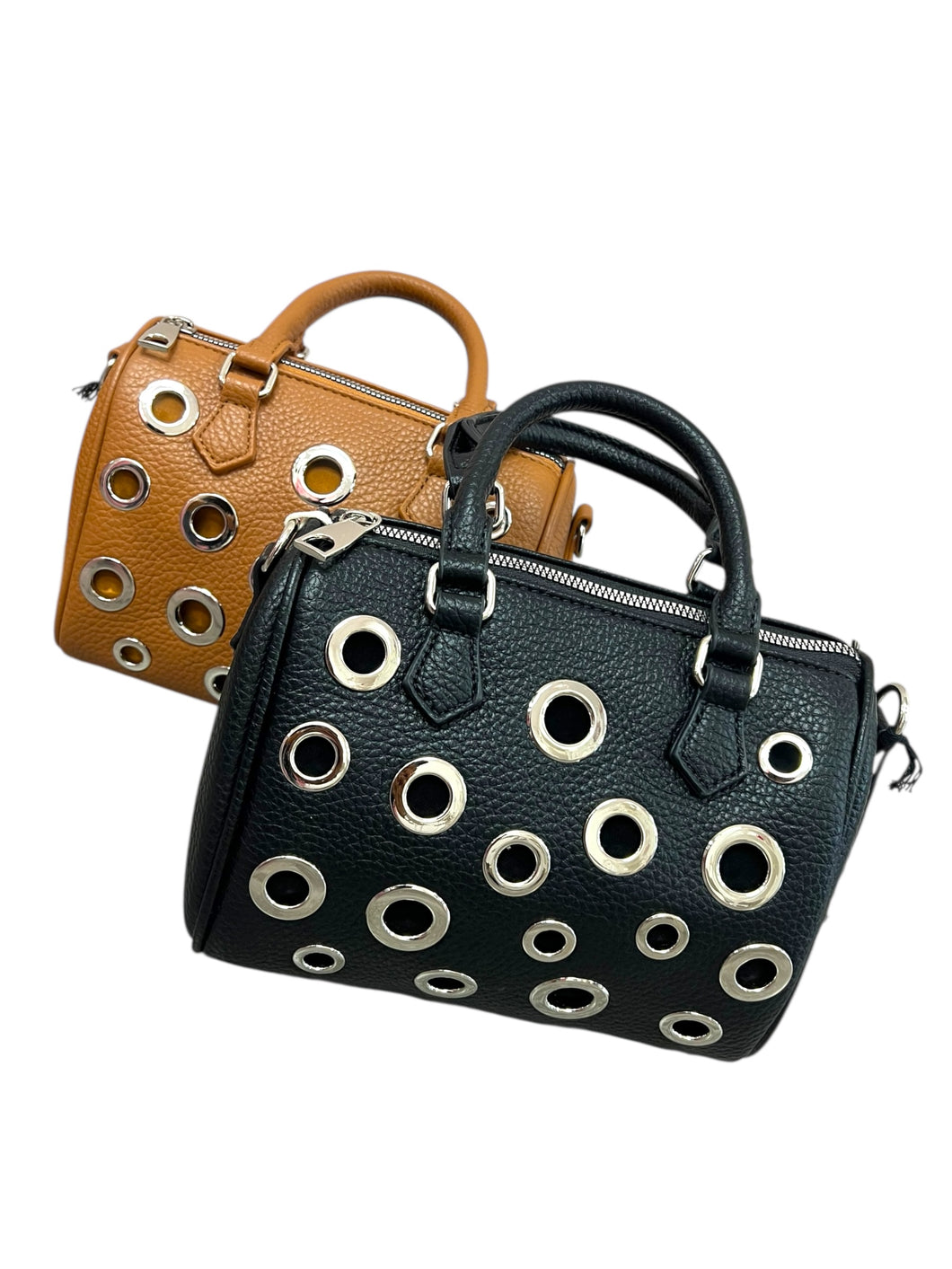 Borsetta con borchie rotonde - Borsa - Stilosa