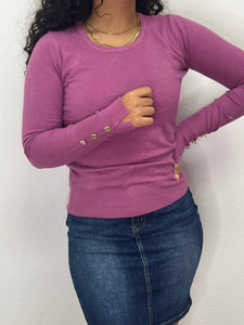Maglia girocollo con bottoni - abbigliamento - Artigli