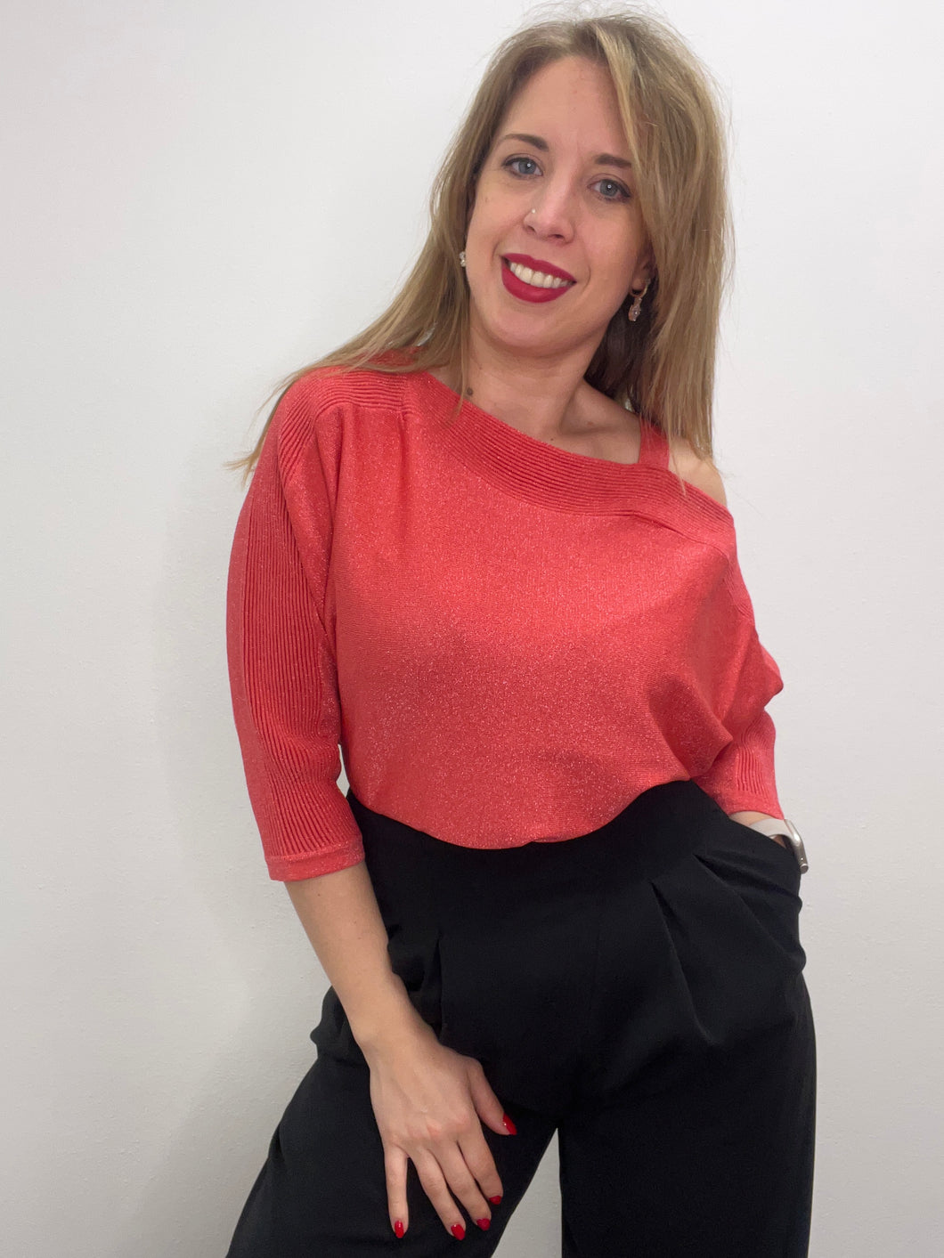 Maglia scollo barca asimmetrica - abbigliamento - Artigli