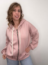 Carica l'immagine nel visualizzatore di Gallery, Felpa zip con ciondolo - abbigliamento - Stilosa
