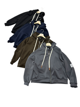 Carica l'immagine nel visualizzatore di Gallery, Felpa modal con zip e cappuccio - abbigliamento - Stilosa
