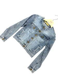 Giacca denim girocollo blu - abbigliamento - Artigli