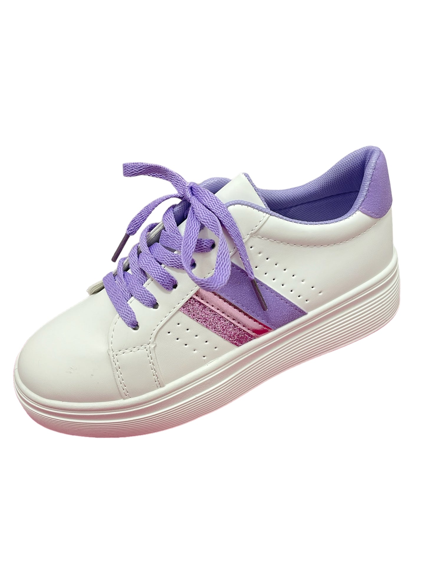 Sneakers lilla e bianche - Scarpe - Stilosa