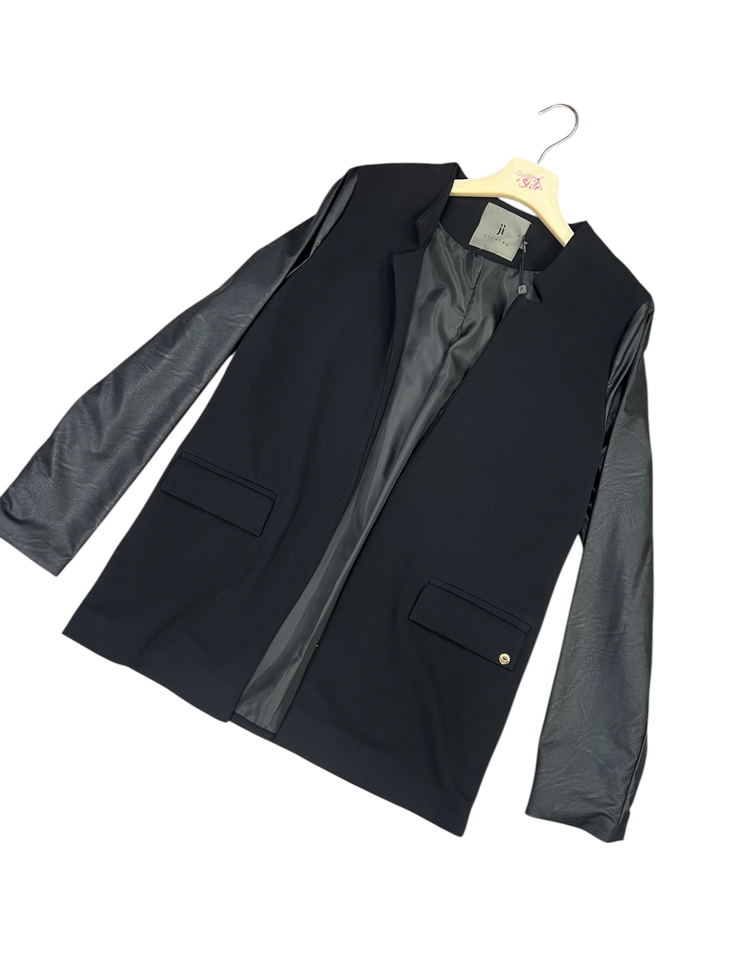 Giacca maniche ecopelle - abbigliamento - Jiveley