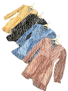 Abito zebrato lurex - abbigliamento - Stilosa
