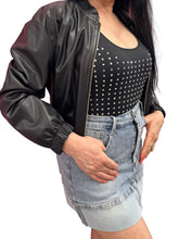 Carica l'immagine nel visualizzatore di Gallery, Body con strass quadrati - abbigliamento - Stilosa

