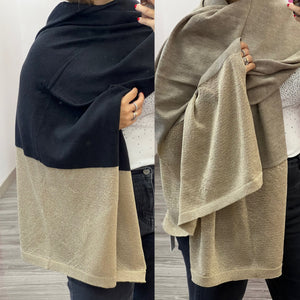 Sciarpina con lurex ai lati - Sciarpa -