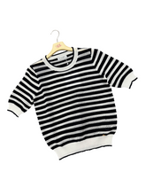 Carica l'immagine nel visualizzatore di Gallery, Maglia righe girocollo - abbigliamento - Artigli
