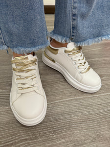 Sneakers lacci irridescenti - Scarpe - Stilosa