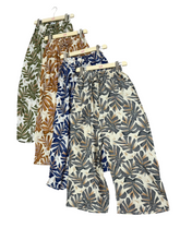 Carica l'immagine nel visualizzatore di Gallery, Pantalone palazzo foglie estate - abbigliamento - Stilosa
