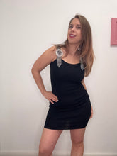 Carica l'immagine nel visualizzatore di Gallery, Abito costina con spalline di strass - abbigliamento - Stilosa
