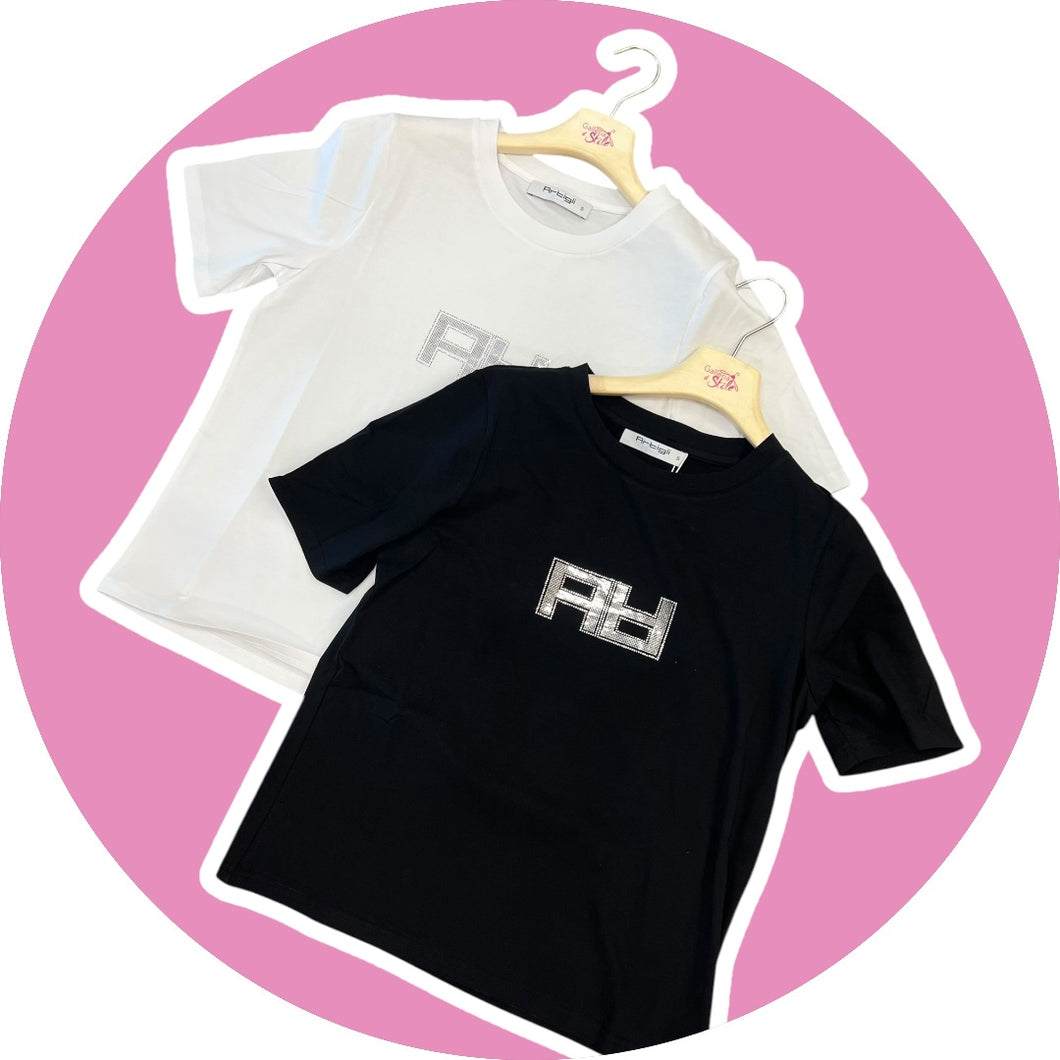 T-shirt con logo silver - abbigliamento - Artigli