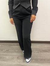 Carica l&#39;immagine nel visualizzatore di Gallery, Pantalone palazzo ccon pence e tasca - abbigliamento - Stilosa
