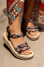 Carica l'immagine nel visualizzatore di Gallery, Sandalo trecce con elastico - Scarpe -

