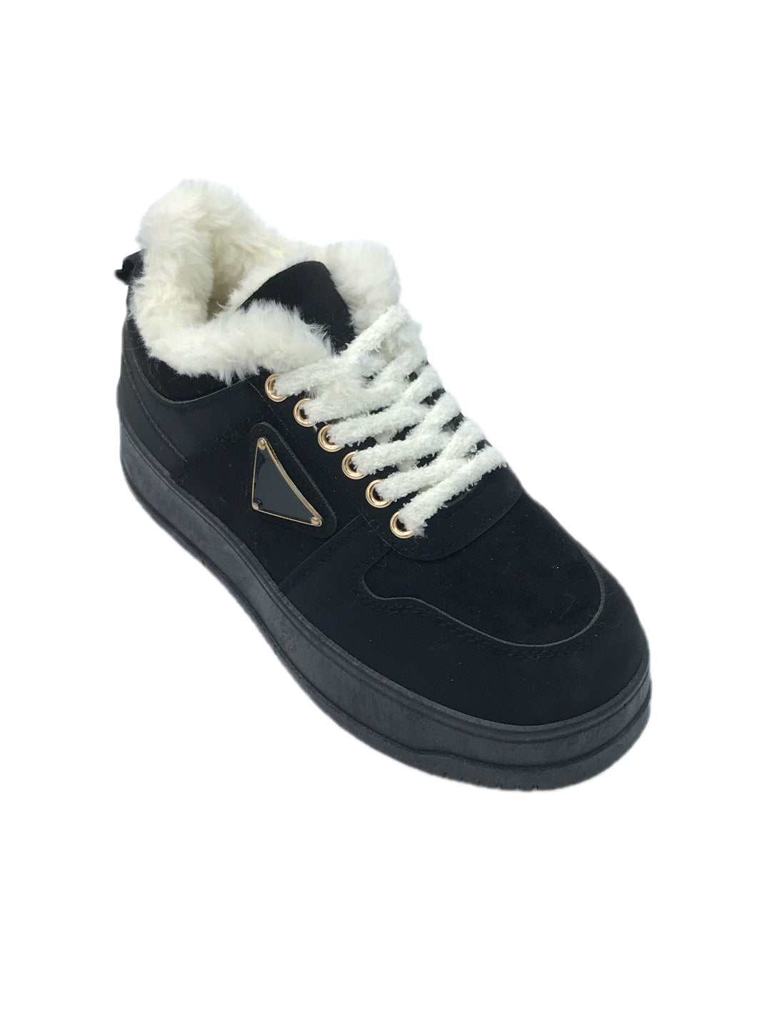Sneakers nere con pelo interno - Scarpe - Stilosa