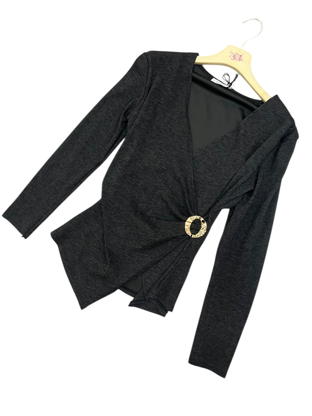 Maglia ripresa con cerchio oro - abbigliamento - Stilosa